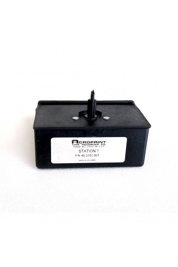 Caja de Estaciones No. 7 para Reloj de Vigilante Acroprint C-72