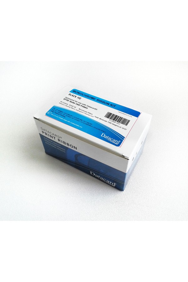 Cinta Monocroma Negra HQ Datacard, 1500 impresiones, 532000-053